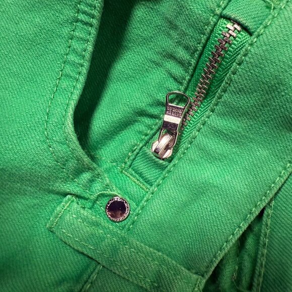 LRL Lauren Jeans Ralph Lauren Lime Green Pants Modern Straight Ankle (Size 4) - Picture 8 of 8